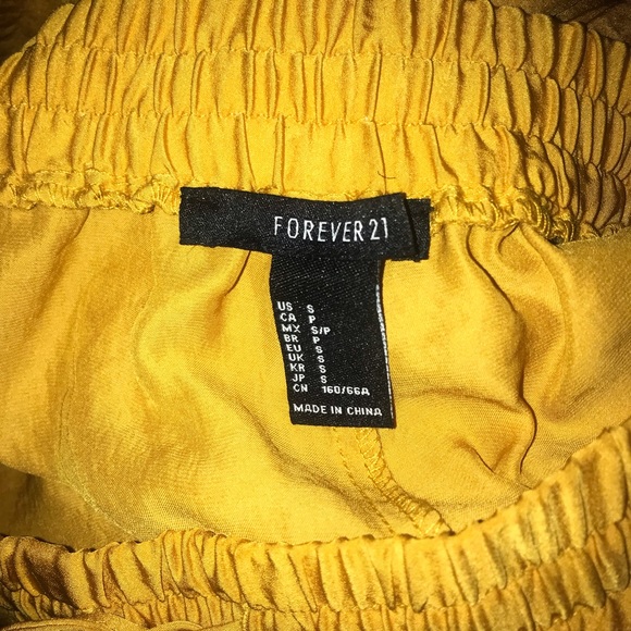 Forever 21 Wide Leg Drawstring Pants - Picture 5 of 6